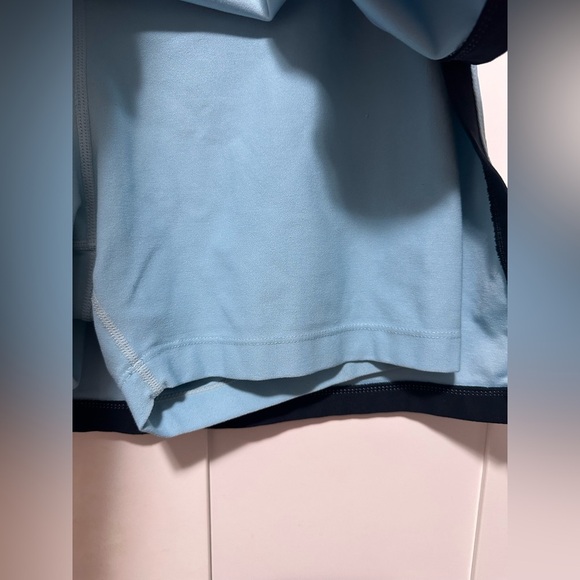 NIKE Powder Blue‎ with Navy Trim Elastic Waist Pull On Tennis Skort size M 8-10 - Picture 8 of 10